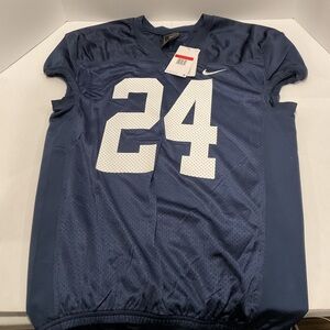 Nike Team Football Jersey #24 Navy Blue White Mens Large NWT Athletic Practice